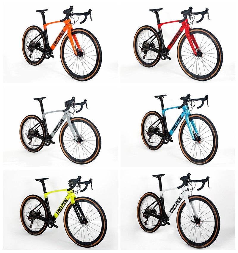 45cm 48cm 51cm 54cm carbon fibre gravel bike 12S Carbon Road Bike