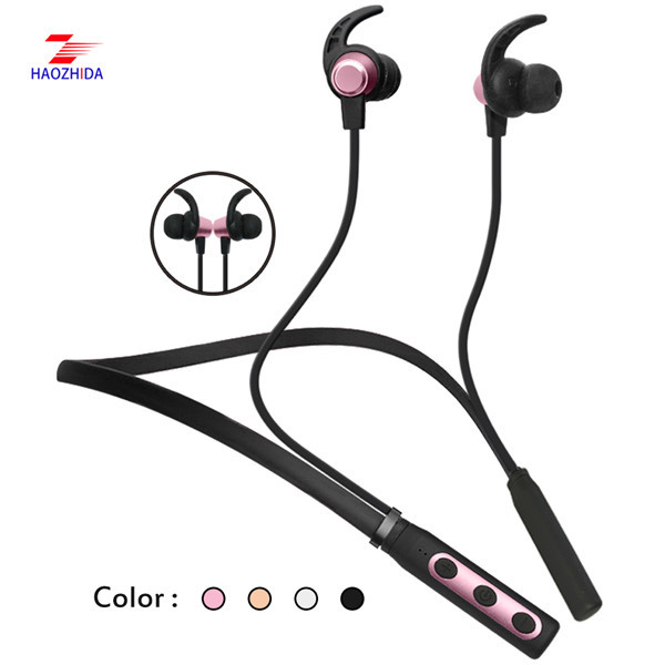 bluetooth earphone necklace HZD1804B original bluetooth earphone running with