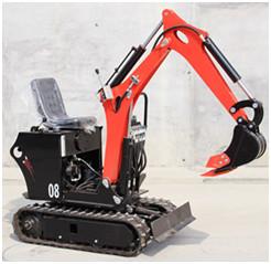 China LG08E 7.6kw 3000rpm Mini Crawler Excavator Agricultural Construction Equipment wholesale