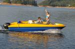 Water Cooling 2 Stroke 25hp Marine Outboard Engines 4500-5500rpm