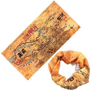 China Unisex Hot Transfer Foil 100 Polyester Bandana wholesale
