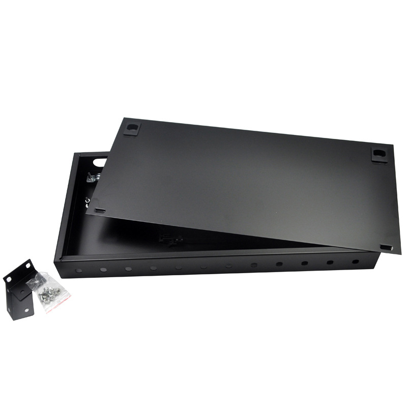 Fiber Optic Patch Panel for Telecommunication Networks 483*300*44.5cm Cable Organizer