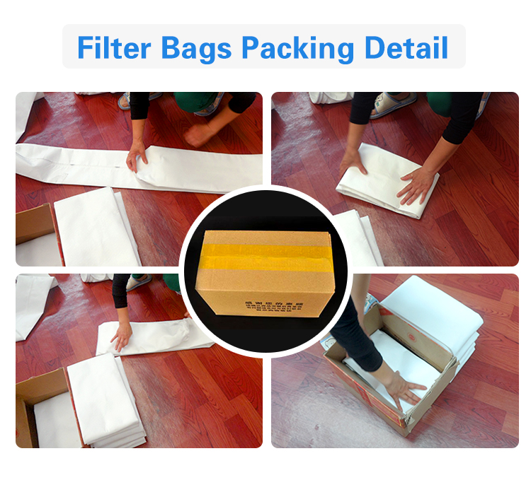 Polypropylene Felt Baghouse Filter Good Alkali Resistance and Environmentally Friendly