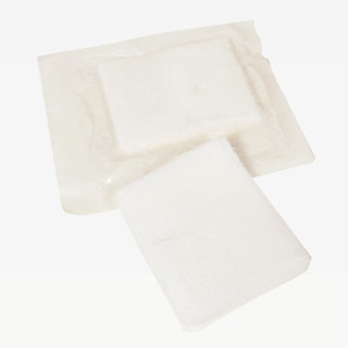 White, Blue, Green Pure 100% Cotton Sterilize Gauze Swabs / Gauze Wound Dressing