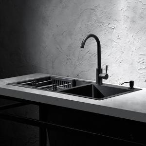 China Double Bowl Vegetable Washing Sink 201 304 Stainless Steel Material on sale