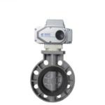 Germany Standard PVC Electric Butterfly Valve For Industrial