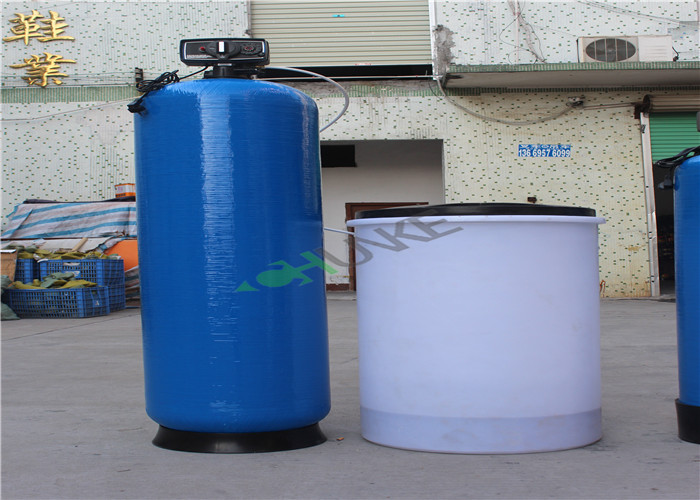 Blue FRP RO Plant Reverse Osmosis Water Softener Ion Exchange System