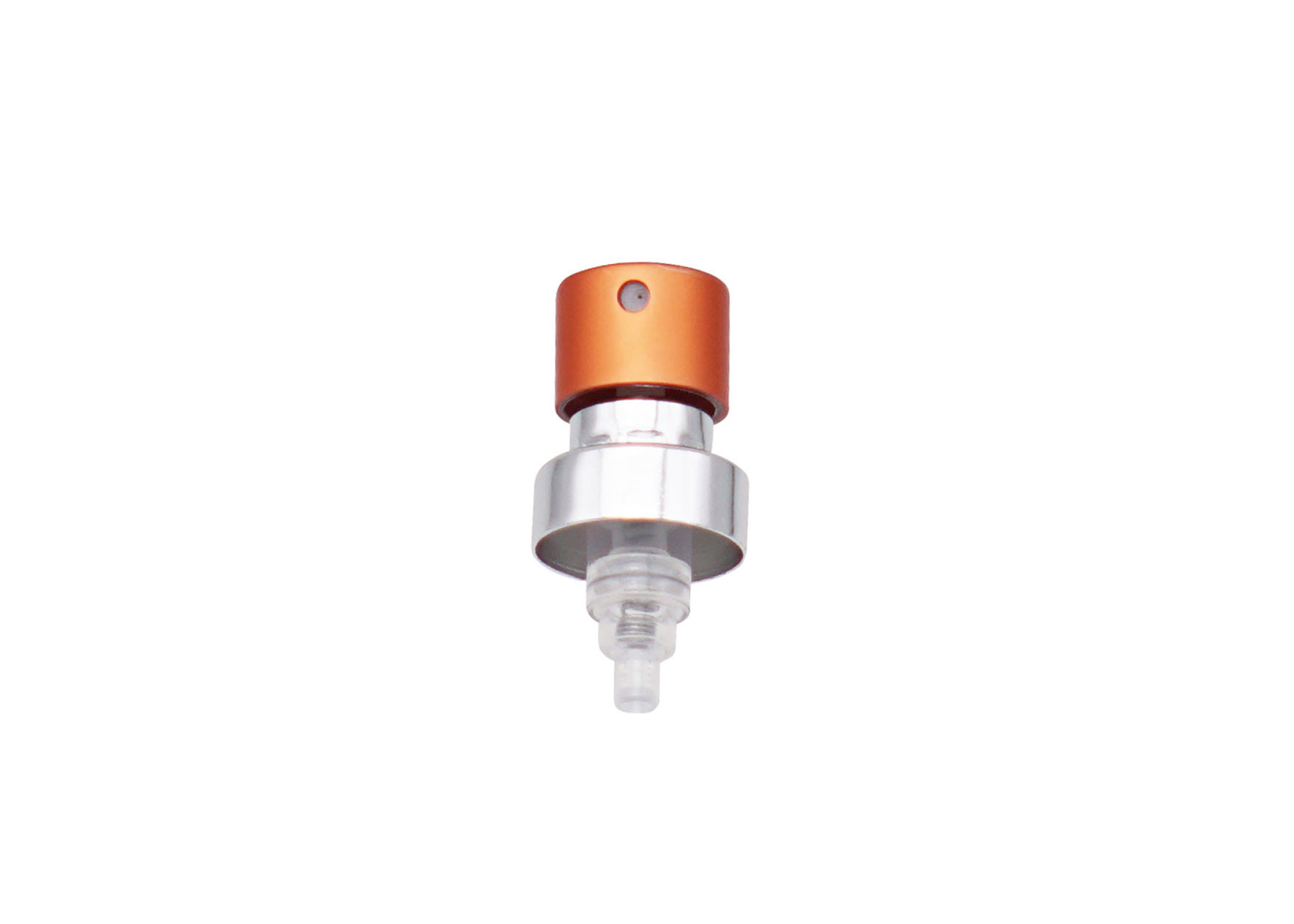 Aluminum Black Perfume Spray Pump Crimp FEA20 With Stepped Collar