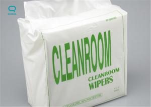China 200gsm Polyester Cleanroom Wipes For Electronics Industry wholesale
