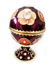 China Faberge Egg Trinket Box Faberge Egg Trinket Box Egg Shaped Jewelry Box for Women Egg Trinket Box Gift Birthday Gifts wholesale