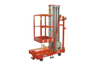 China GTWY-1200 Single Mast Aluminum Aerial Work Platform Capacity 120Kg wholesale