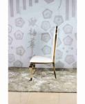White PU wholesale banquet chairs wedding stainless steel gold chair