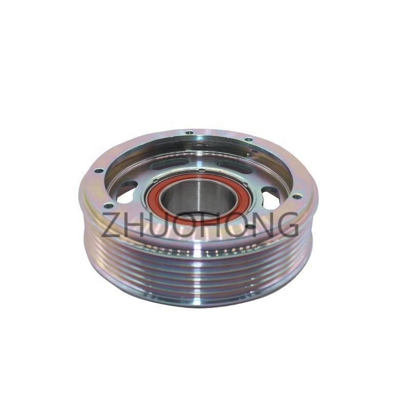 JH-COPUDZ035 Auto AC Compressor Pulley Clutch Kit 6PK 113MM 12V for VW Kaefer 1992-2003 1600I