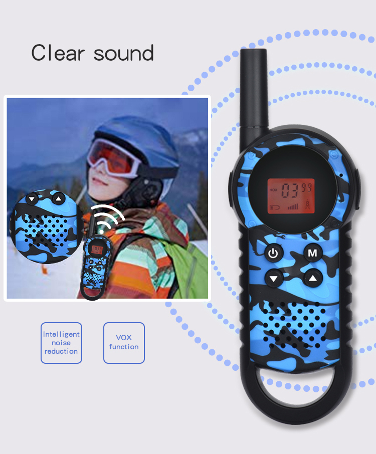 Mini Cycling Digital Walkie Talkie 3km 2 Way Radio Outdoor Interphone