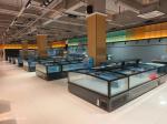 High-Efficiency Direct-Cooling Commercial Island Freezer | Auto-Defrost