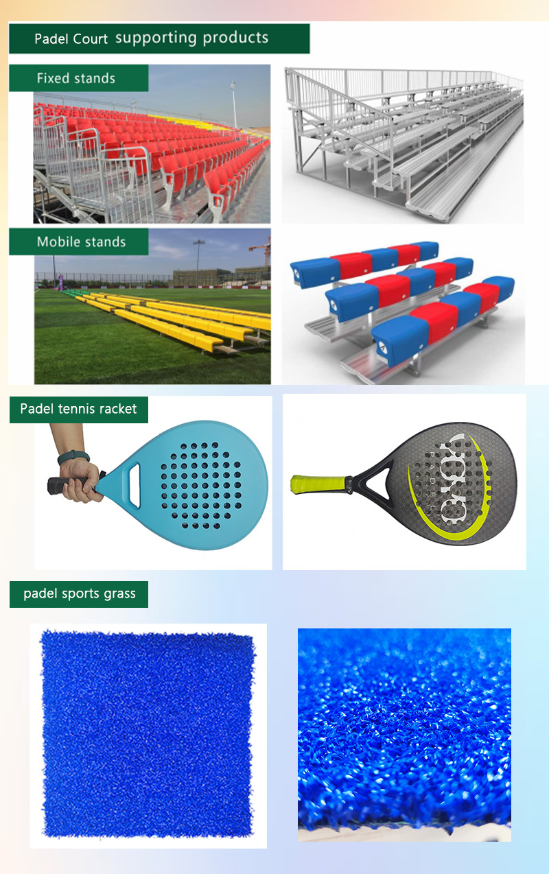 Padel Sports Padel Court Panoramic Full Glass Paddle Tennis Court
