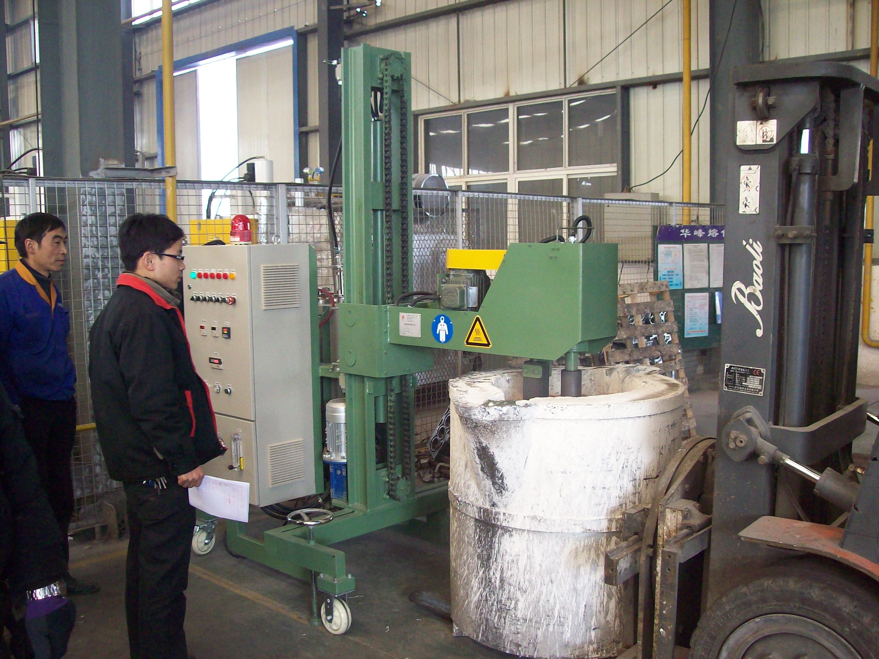 Mobile Type Aluminum Refining Degassing Machine For Power Wire Diameter ≥2.5mm2