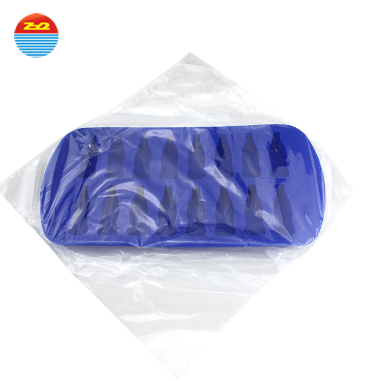 Cola Bottle Silicone Rubber Ice Cube Tray , Small Tiny Cylinder Silicone Freezie Molds