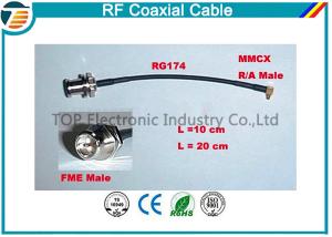 China High Performance Male Female Rf Coaxial Cable RG174 With MMCX Connector Series wholesale