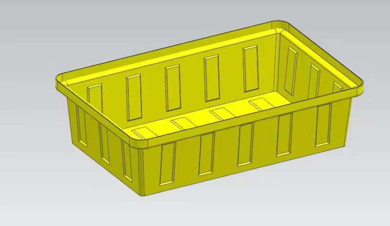 One hundred liter of square box mold for making plastic products