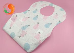 China Pattern Printing Disposable Baby Bibs Non Woven Fabric Disposable Bibs wholesale