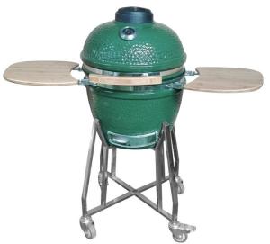 China 18&quot; CERAMIC BBQ GRILL KAMADO/ Black, Red, Green/ Stainless Cart or Iron Cart wholesale