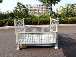 China 500kg - 2000kg Load Bearing Collapsible Pallet Cage With CE Certificate wholesale