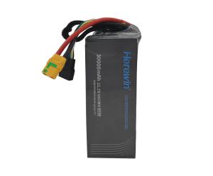 China 6S1P 30000mAh Lipo Pouch Cells Battery Pack 22.2V Herewin Battery wholesale