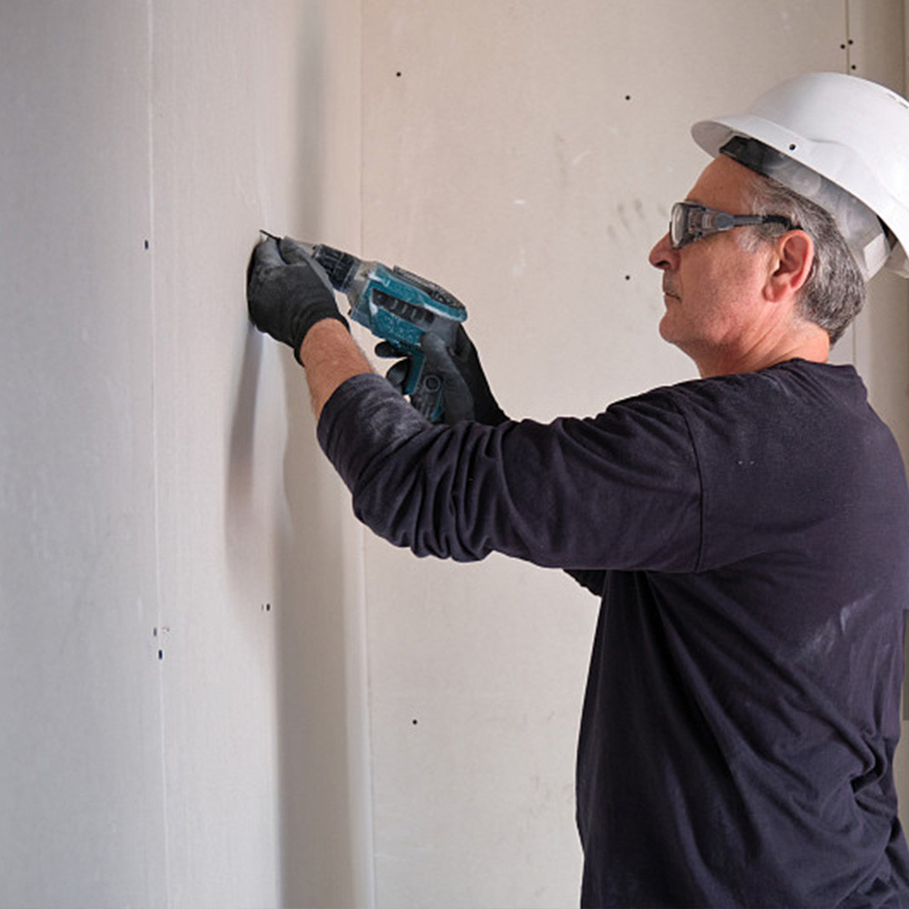 Standard 4x8 Gypsum Board , 12.5 Mm Tapered Edge Plasterboard Damp Proof