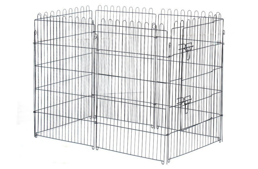 63x91 CM x 6pcs Wire Mesh Small Size Dog Kennel with Shelter or w/o Shelter,Pet Cages,Carriers & Houses,Welded Mesh