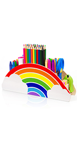 Rainbow Pen Pencil  Holder