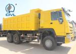 371 HP Yellow Left Hand Driving Dump Truck 10 Wheel Tipper Truck with Strong