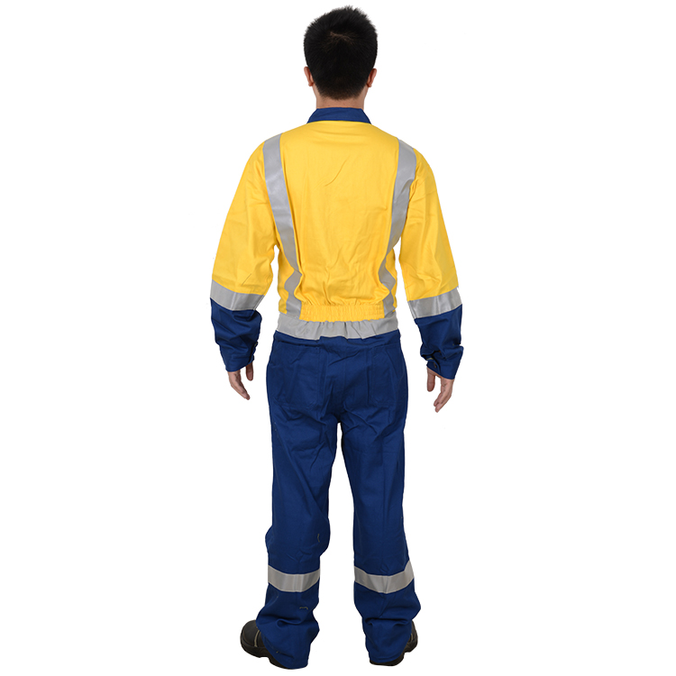 Custom Reflective Workwear Suits Unisex Workshop Clothing Overall with Cotton Fabric