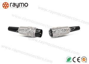 China M16 680series Threaded Electrical Connector , Male Coaxial Cable DIN 12pin wholesale