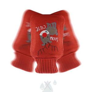 China Autumn Winter Christmas 2.4mm Rubber Hot Water Bag Hand Warming wholesale