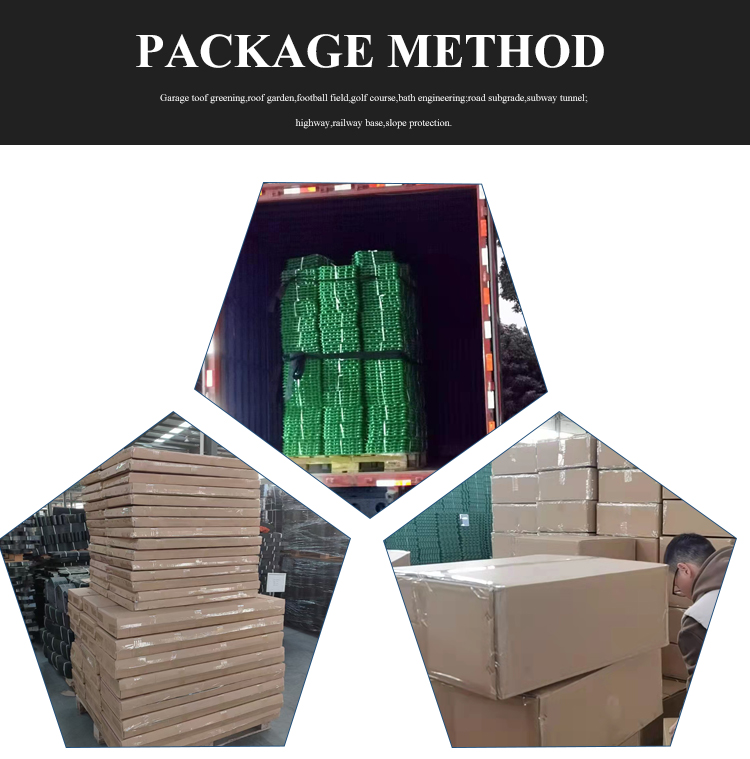 48mm Height Impounding Drainage Cell Mat Board for Municipal Construction Water Storage