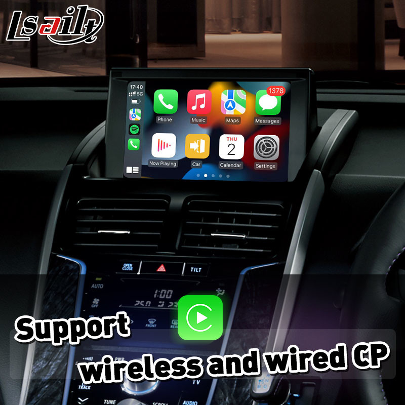 Wireless CP AA Android Auto Carplay Interface for Toyata SAI G S AZK10 2013-2017