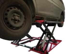 China 1000mm Middle Rise Car Scissor Lift Pneumatic Lock wholesale