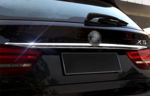China BMW New X5 2014 2015 Auto Body Trim Parts Tail Gate Garnish Chromed Molding wholesale
