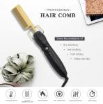 Multifunctional Hair Curling Comb Flat Iron Hair Brush Digital Hair Straightener