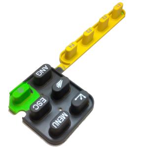 China Topcon Soft Silicone Rubber Keypad For Gts-220 Series Total Station wholesale