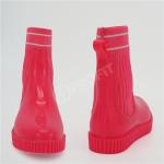 Impact Resistant 41EU PVC Rain Boots With Fabric Stitching