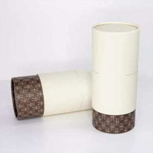 China Fancy Cardboard Round Tube , Rigid Paper Cylinder Box For Packaging wholesale