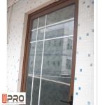 Aluminium Double Glazed French Doors , Soundproof French Hinged Doors STEEL DOOR
