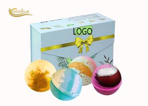 China Herbal Ingredients Bath Bomb Gift Sets Vegan Flowers Oil For Your Tub wholesale