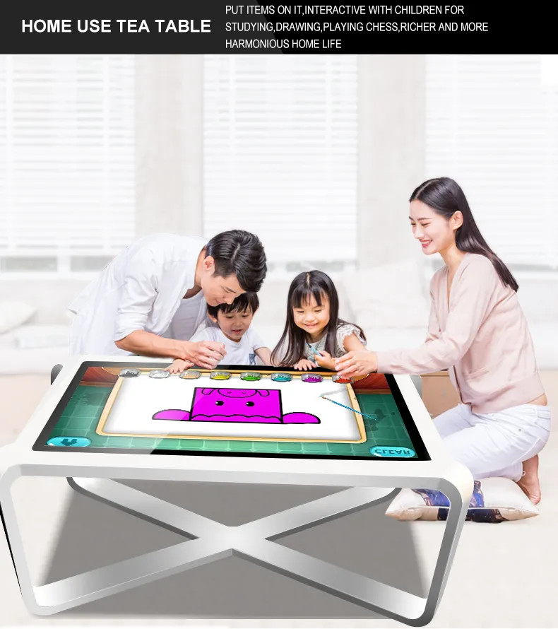 43" Lamp touch game table touch screen lamp Self Service Kiosk