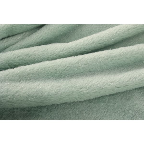 Recycled Soft 100 Polyester Fashion Fabric Silver Silk Plush Faux Fur Rabbit Ferret Fabrics for Women's Clothing Overcoat Bags Shoes