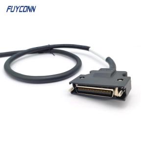 China 50P SCSI Cable Solder Assemble DM50 Male Connector 22 Wire SCSI Cable Assembly wholesale