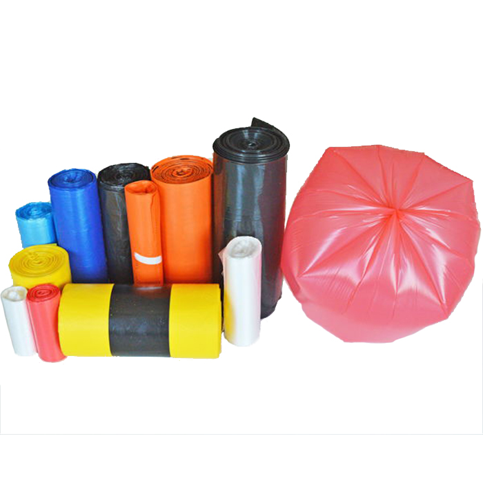Custom Order Accepted HDPE/LDPE/LLDPE Kitchen Garbage Bags with Heavy Duty Drawstring