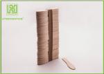 Custom Logo Wooden Popsicle Sticks , Food Grade Ice Cream Wooden Spoons